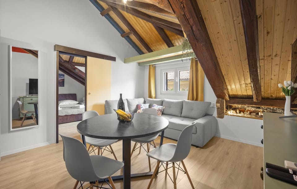 Living room, Seating area, Dining area