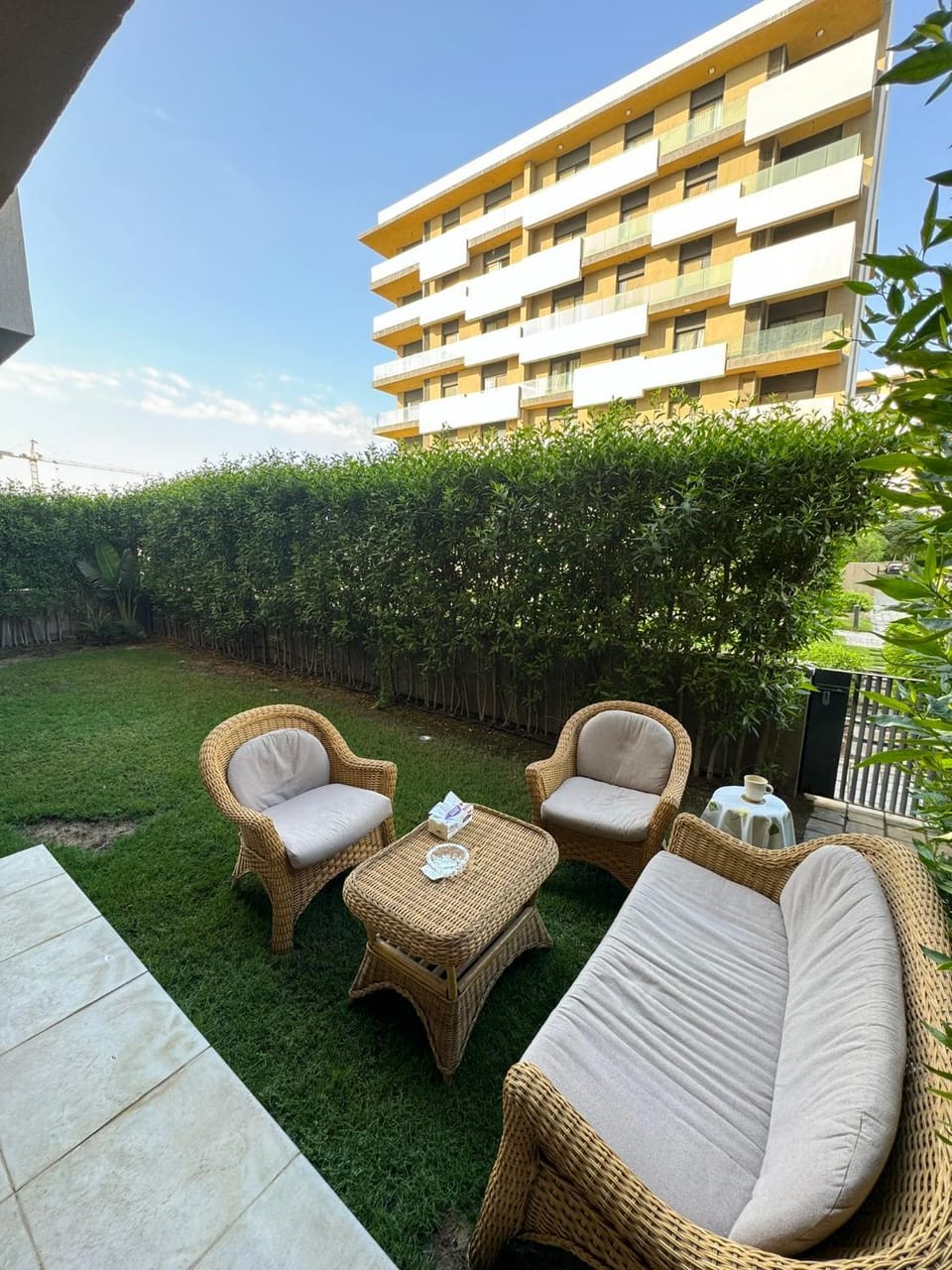 Patio, Garden, View (from property/room), Balcony/Terrace, Seating area, Garden view, sunbed