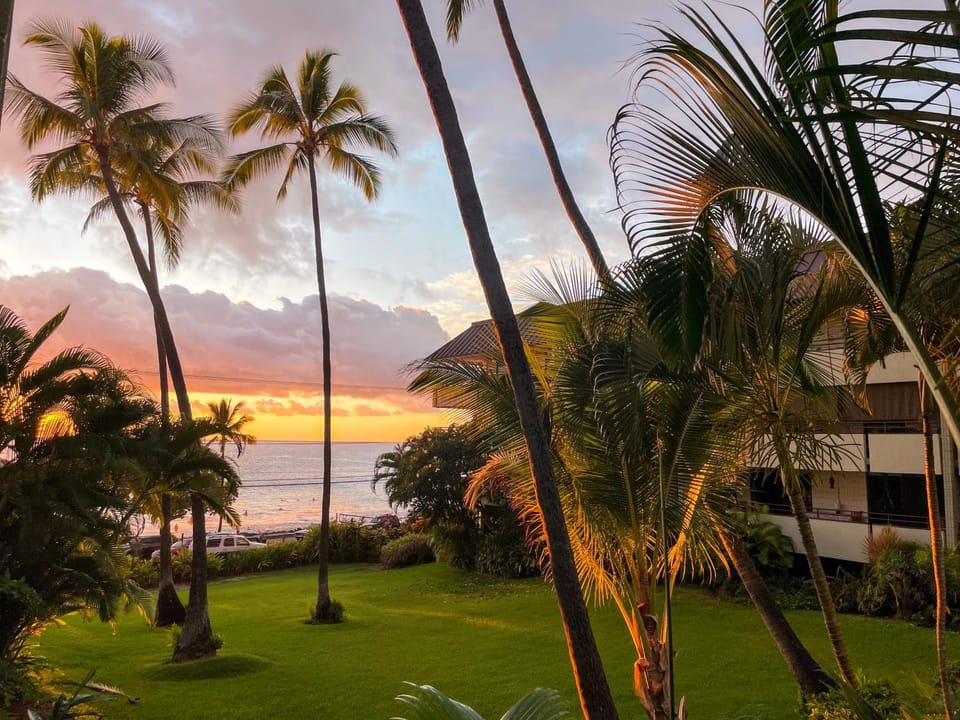 Balcony/Terrace, Beach, Sunset