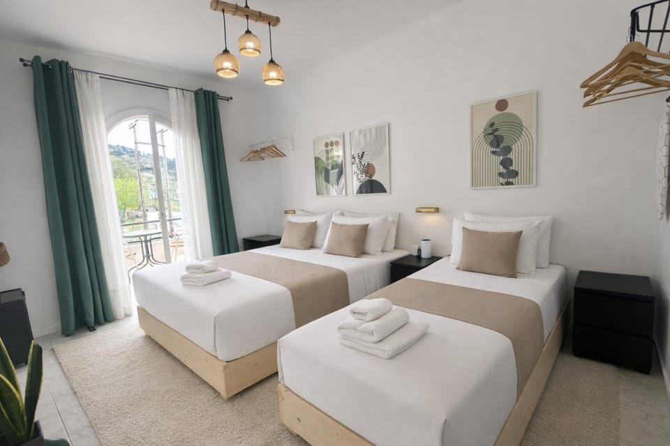 Olive Studio ,Balcony with Mountain View, Kitchenette, 1km to Beach ,by likeyourhome Apartment in Corfu, Greece