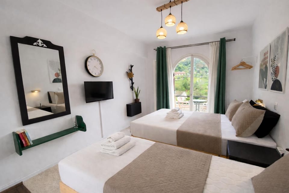 Olive Studio ,Balcony with Mountain View, Kitchenette, 1km to Beach ,by likeyourhome Apartment in Corfu, Greece