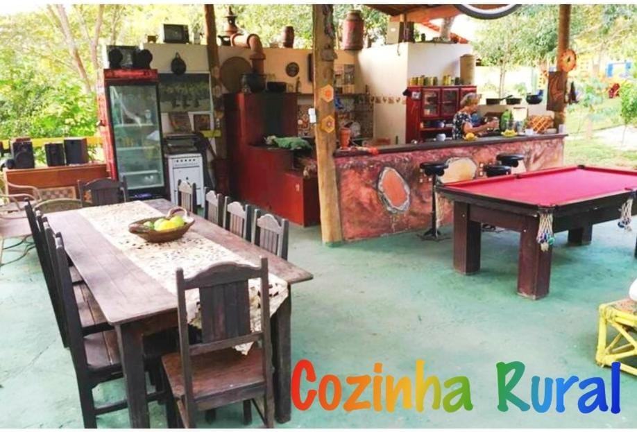 Chalé Rio Piscina Cozinha Área de Lazer Pertinho da CidadeMaravilha House in State of Goiás