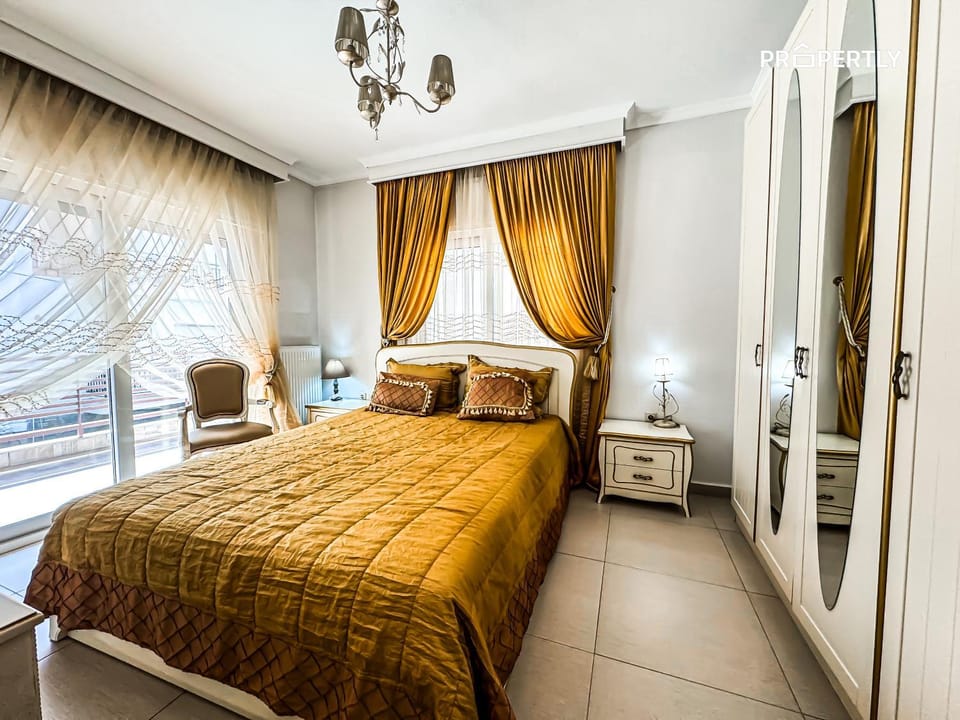 Bed, Photo of the whole room, Bedroom, wardrobe