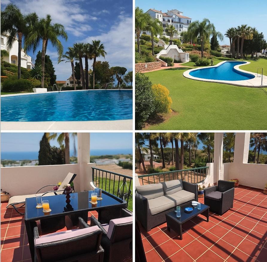 2 Bedrooms Sea View Apartment in Calahonda Apartment in Sitio de Calahonda