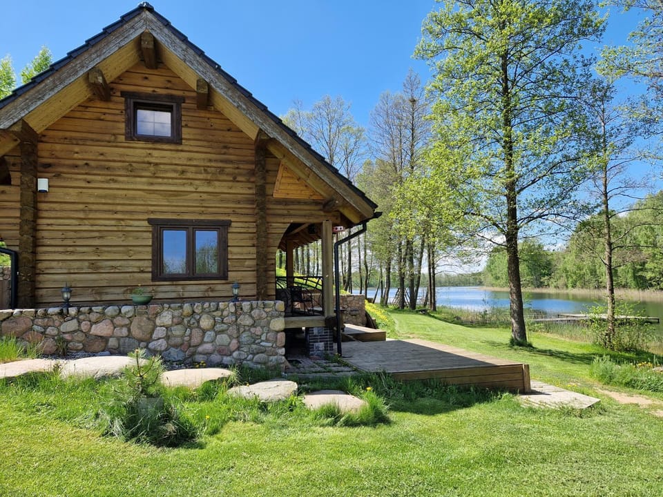 Pirtis su ežero pakrante Trakai House in Vilnius County, Lithuania