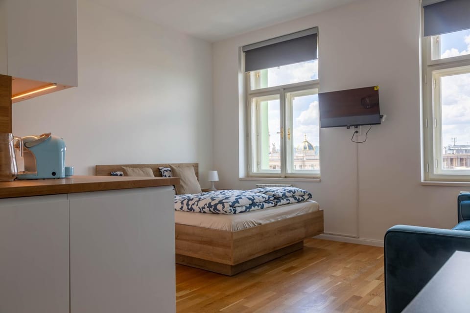 National Museum View Studio Apartment in Prague