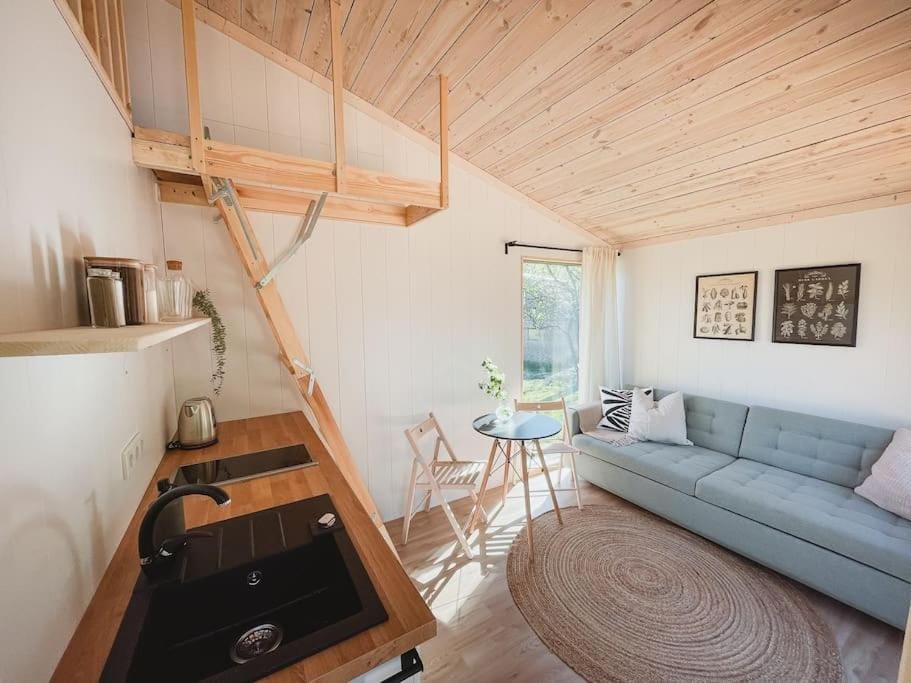 Paluküla Saunad tiny house Kadaka - sauna, hot tub Chalet in Estonia