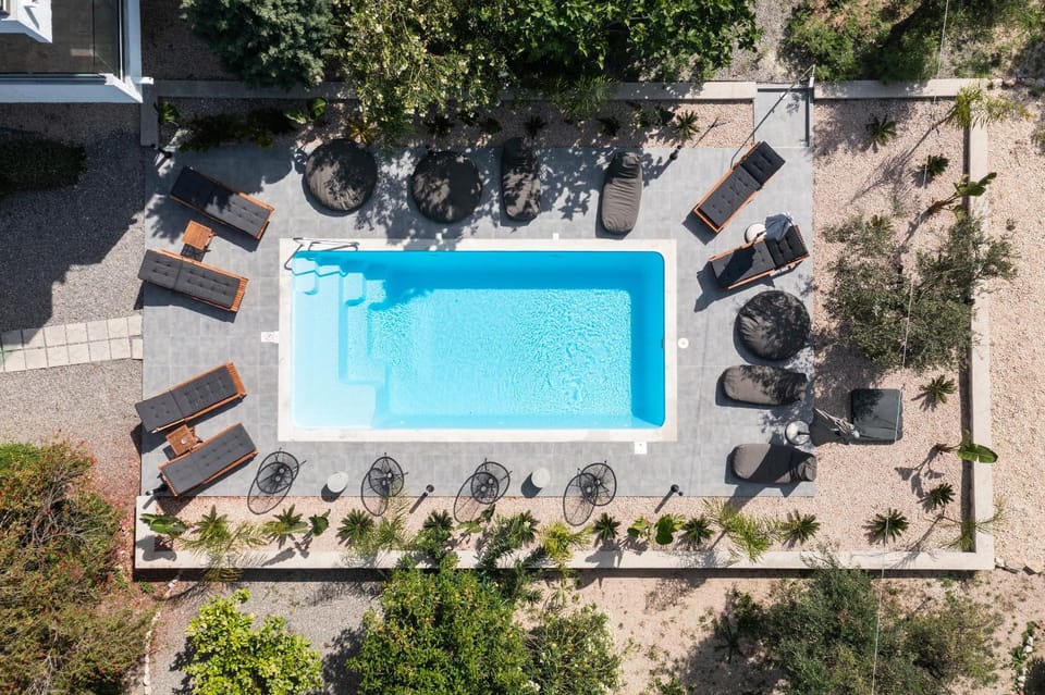 Bird's eye view, Pool view, Swimming pool, sunbed