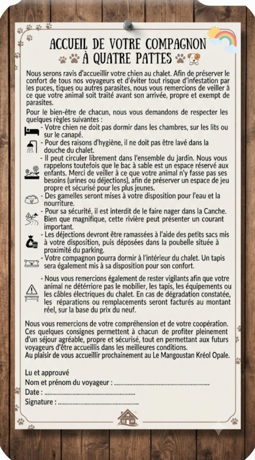 Le Mangoustan kreol opale Chalet in Hauts-de-France