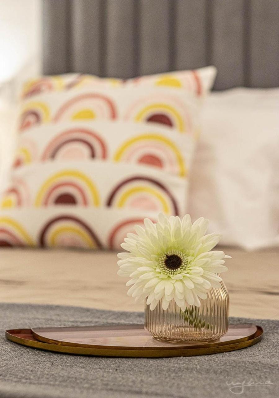Bed, Decorative detail, Bedroom