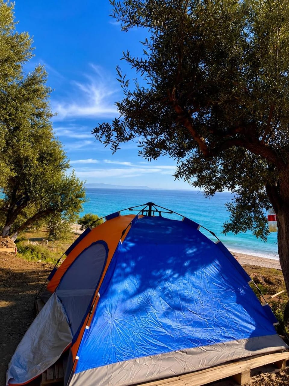 Blue Camping in Borsh, Vlorë Campground/ 
RV Resort in Vlorë County, Albania