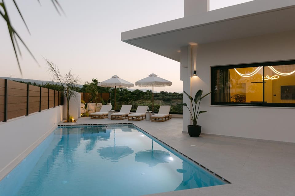 Natural landscape, Pool view, Swimming pool, sunbed