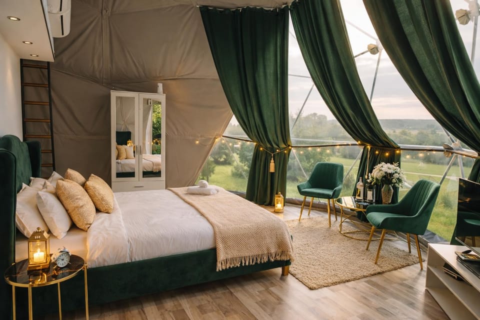 Sun Garden Glamping Domes Luxury tent in Romania