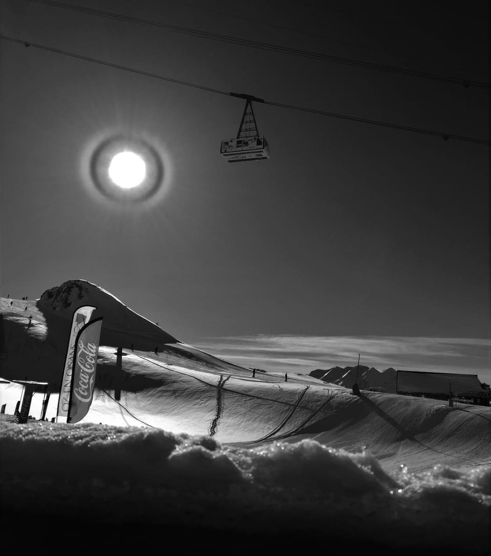 Winter, Skiing
