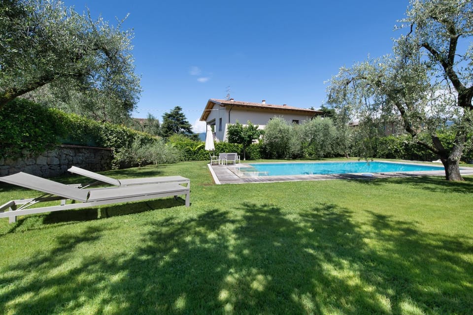 Property building, Living room, Swimming pool