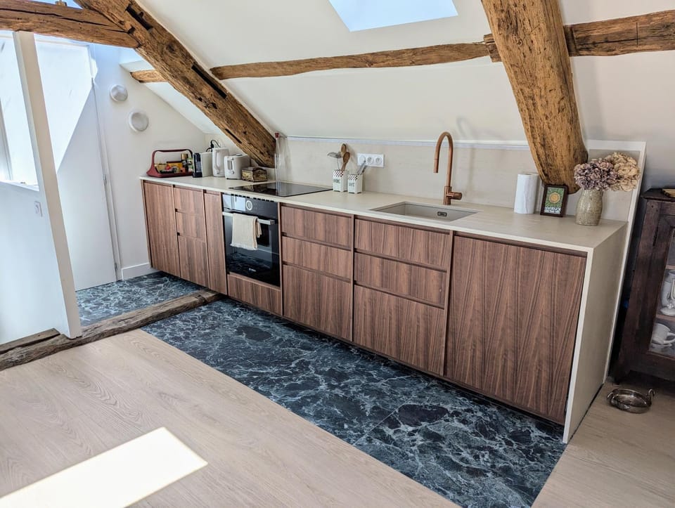 Kitchen or kitchenette, kitchen