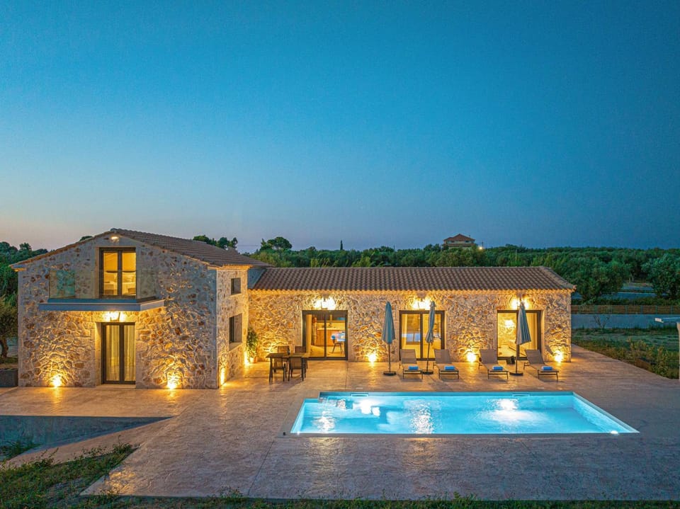 Property building, Natural landscape, Swimming pool