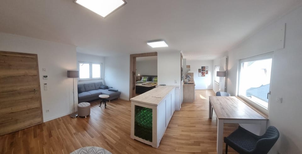 Photo of the whole room, Seating area, Dining area