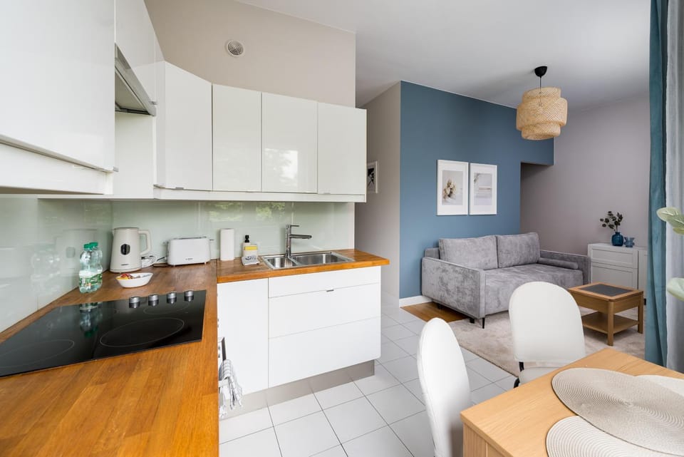 Kitchen or kitchenette, Living room, Seating area, stove