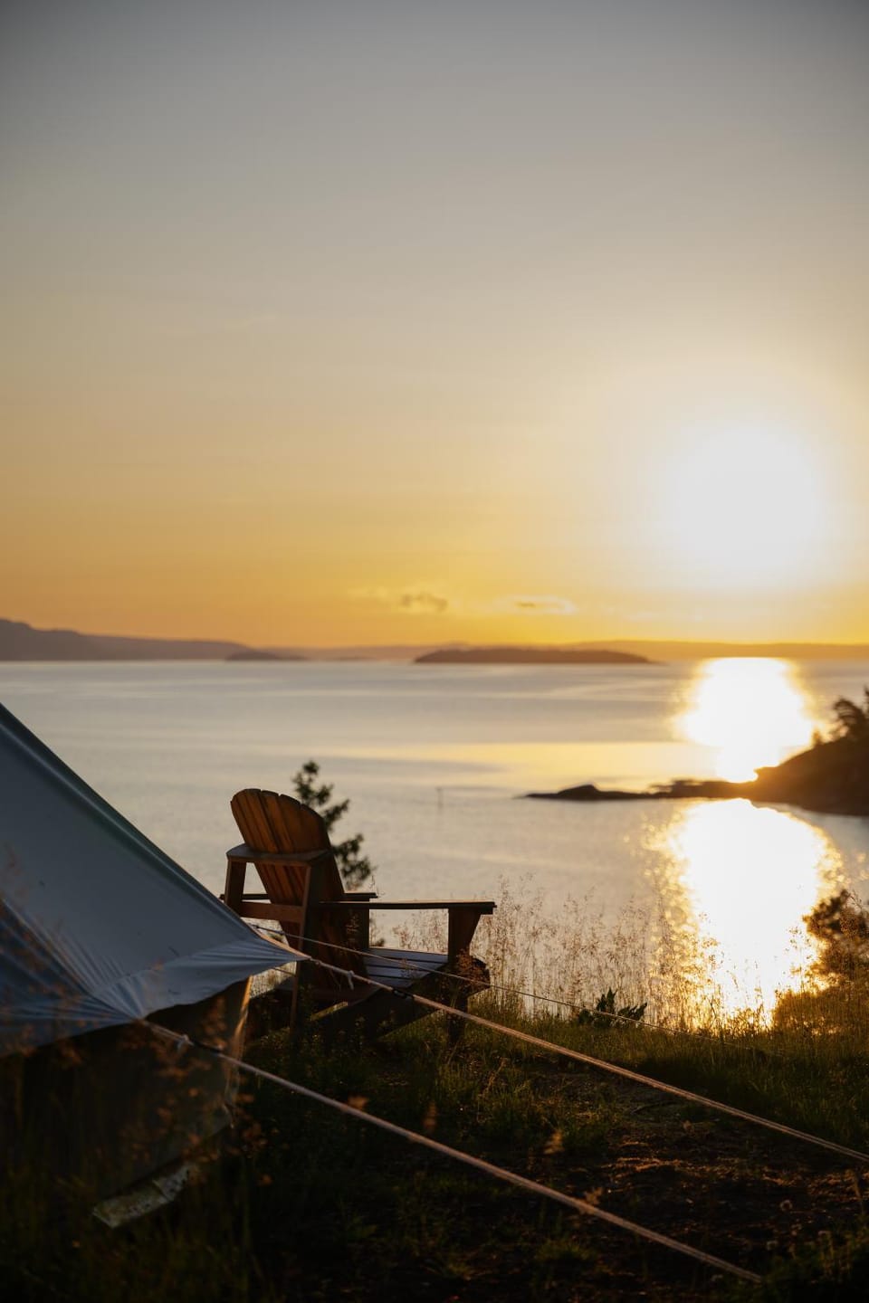 Glamping - Løvøya Oslofjord Luxury tent in Viken, Norway