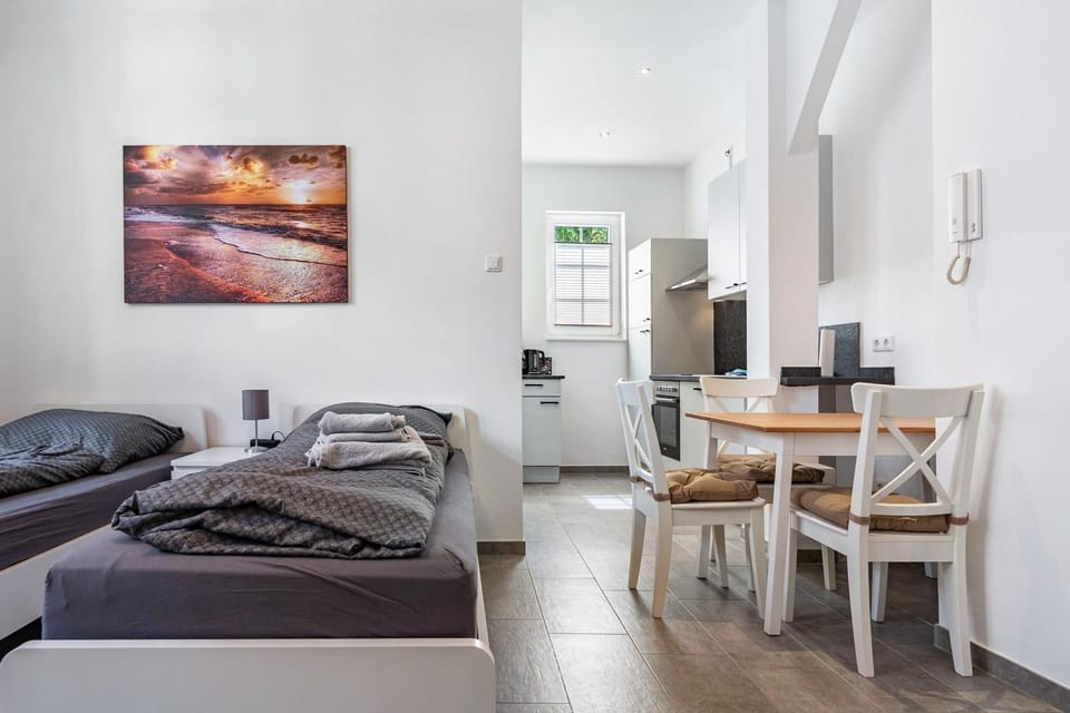 Property building, Living room, Bedroom