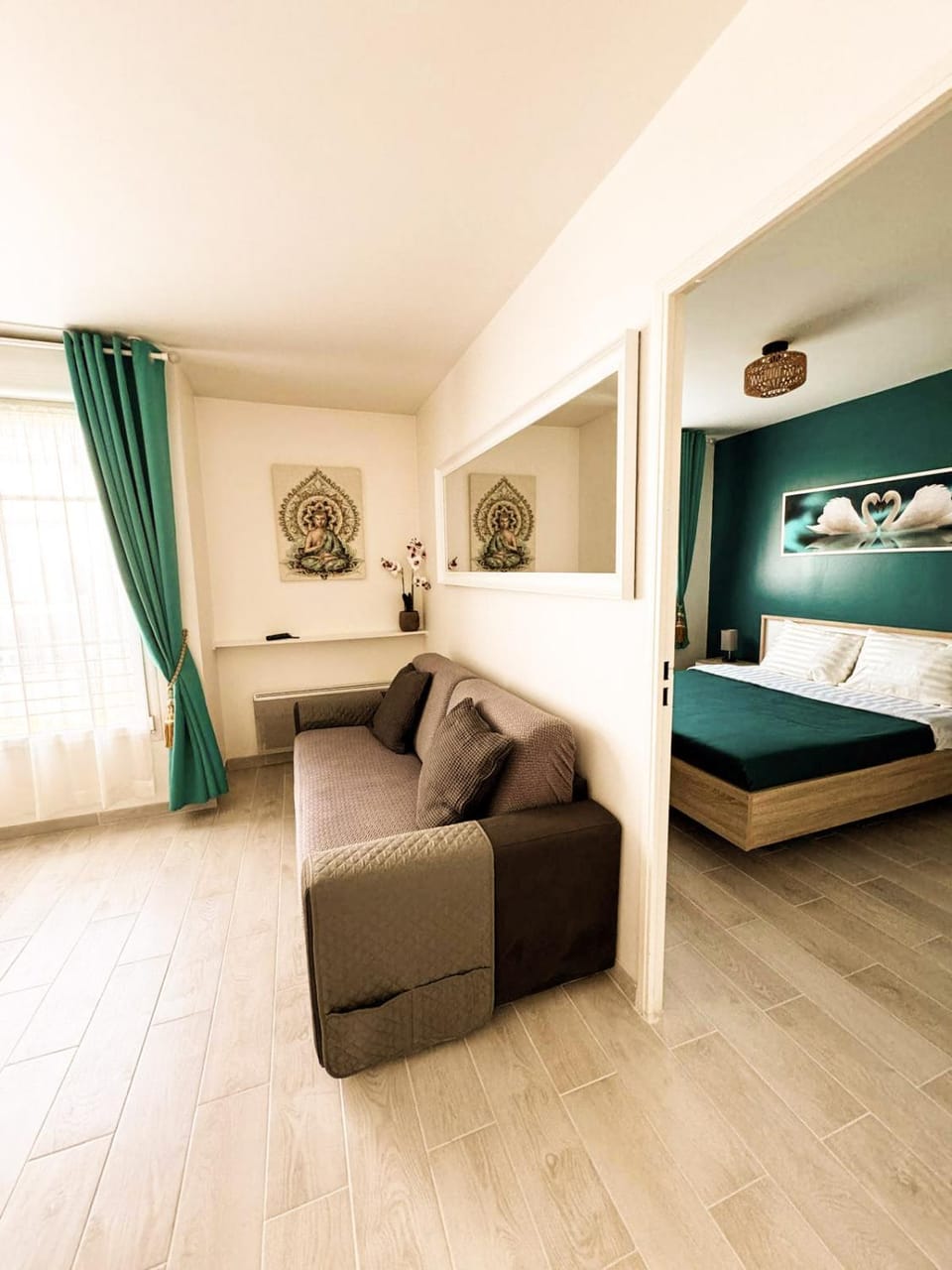 Living room, Bedroom