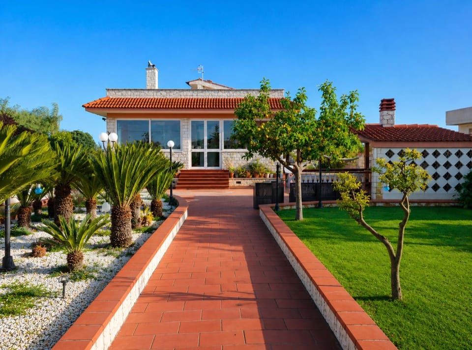 Property building, Spring, Day, Natural landscape, Garden, Garden view