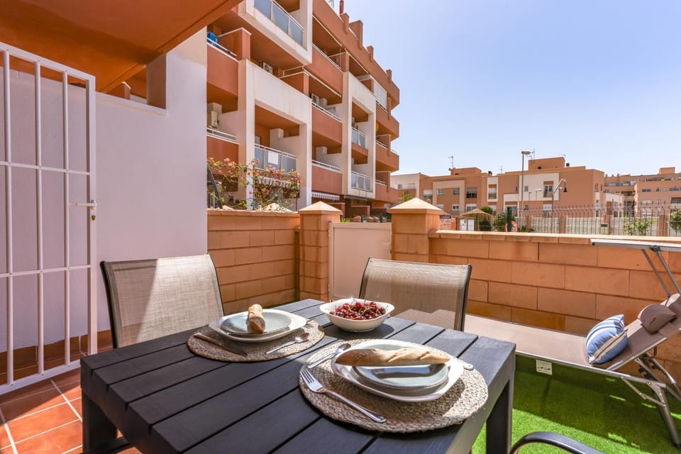 Property building, Patio, Day, View (from property/room), Balcony/Terrace