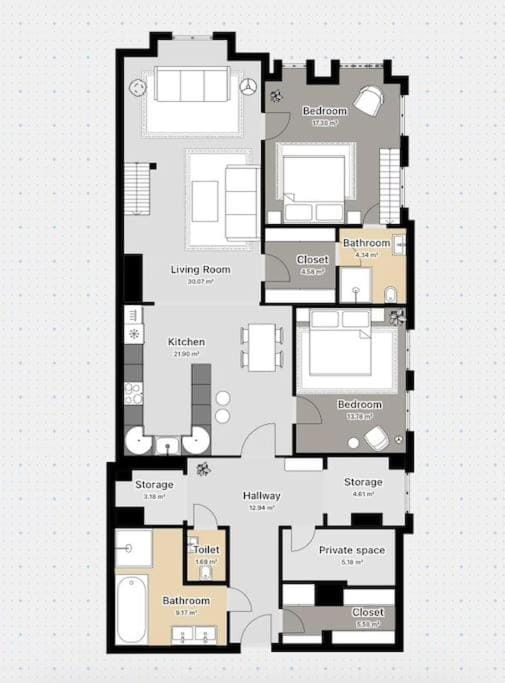 3BR 2,5Bath Luxurious BIG Family Penthouse & VIEWS Apartment in Lower Silesian Voivodeship