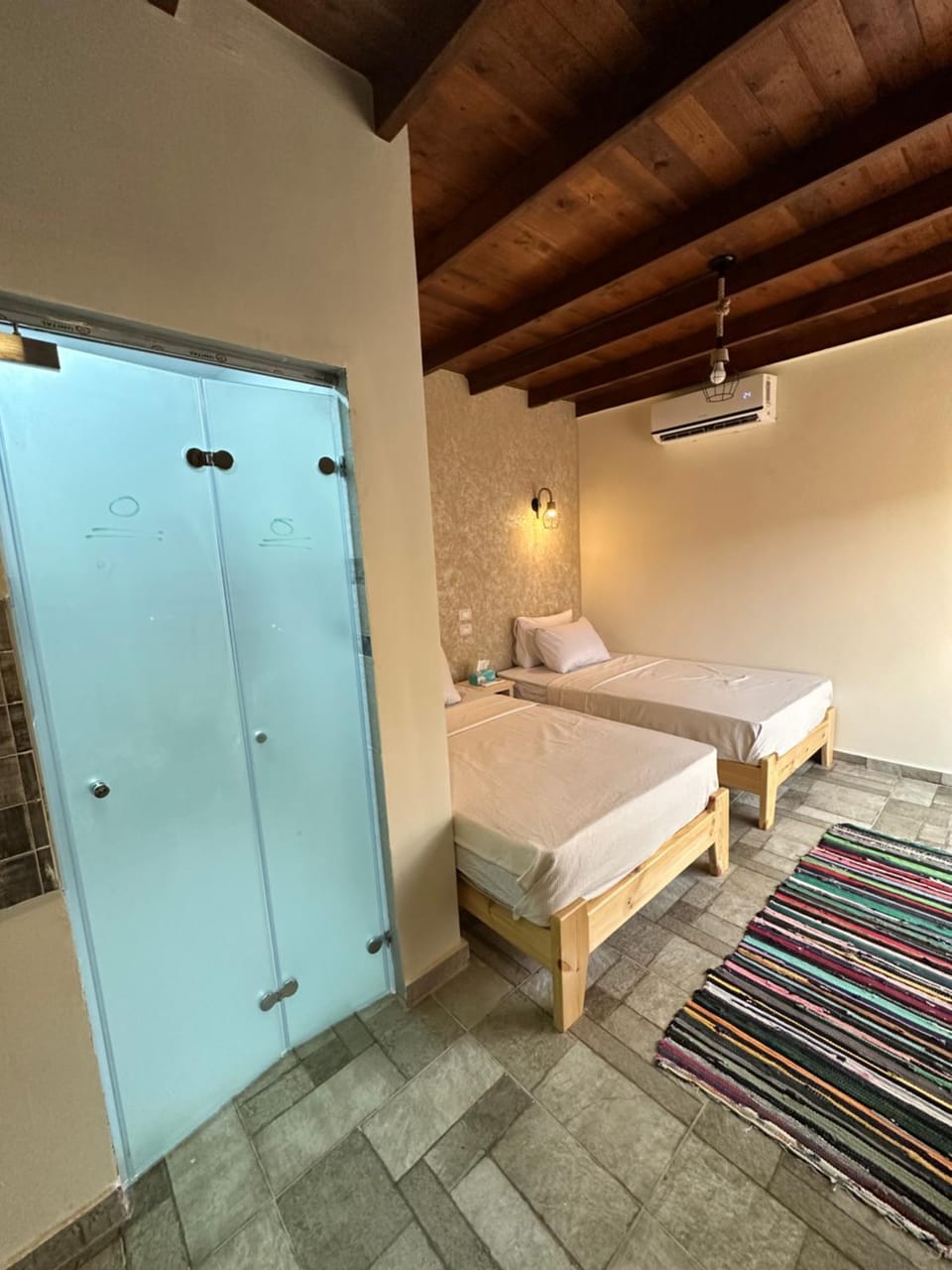 Bed, Bathroom, Photo of the whole room, Bedroom