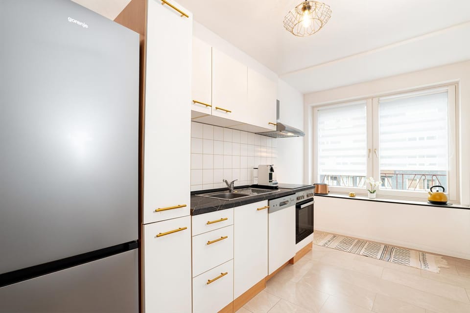 Kitchen or kitchenette, dishwasher, oven, stove, kitchen