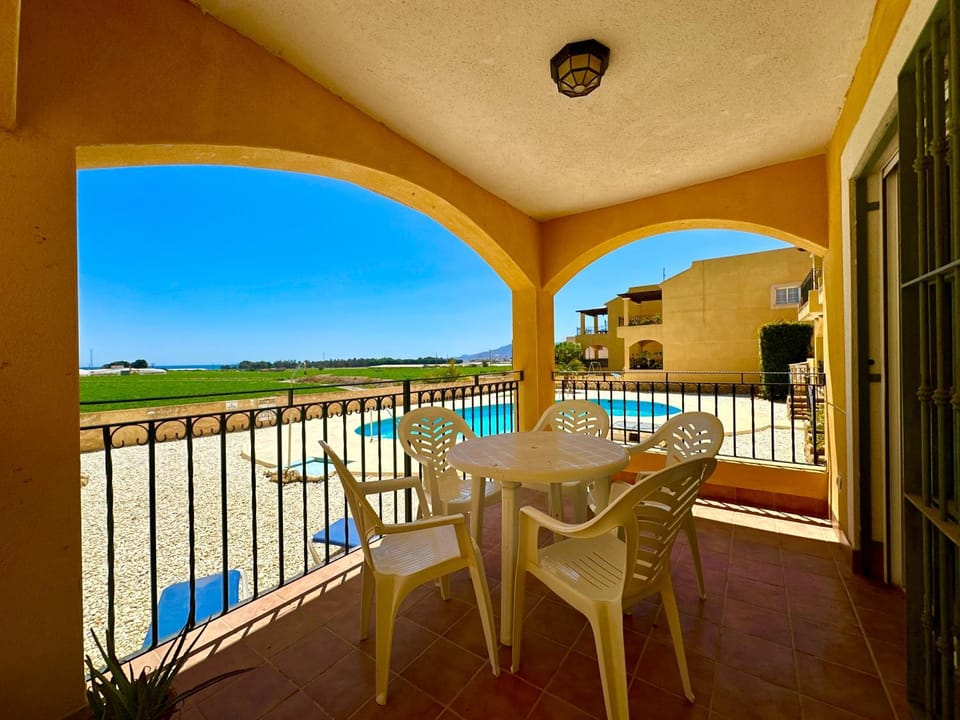 Patio, Balcony/Terrace, Pool view, sunbed