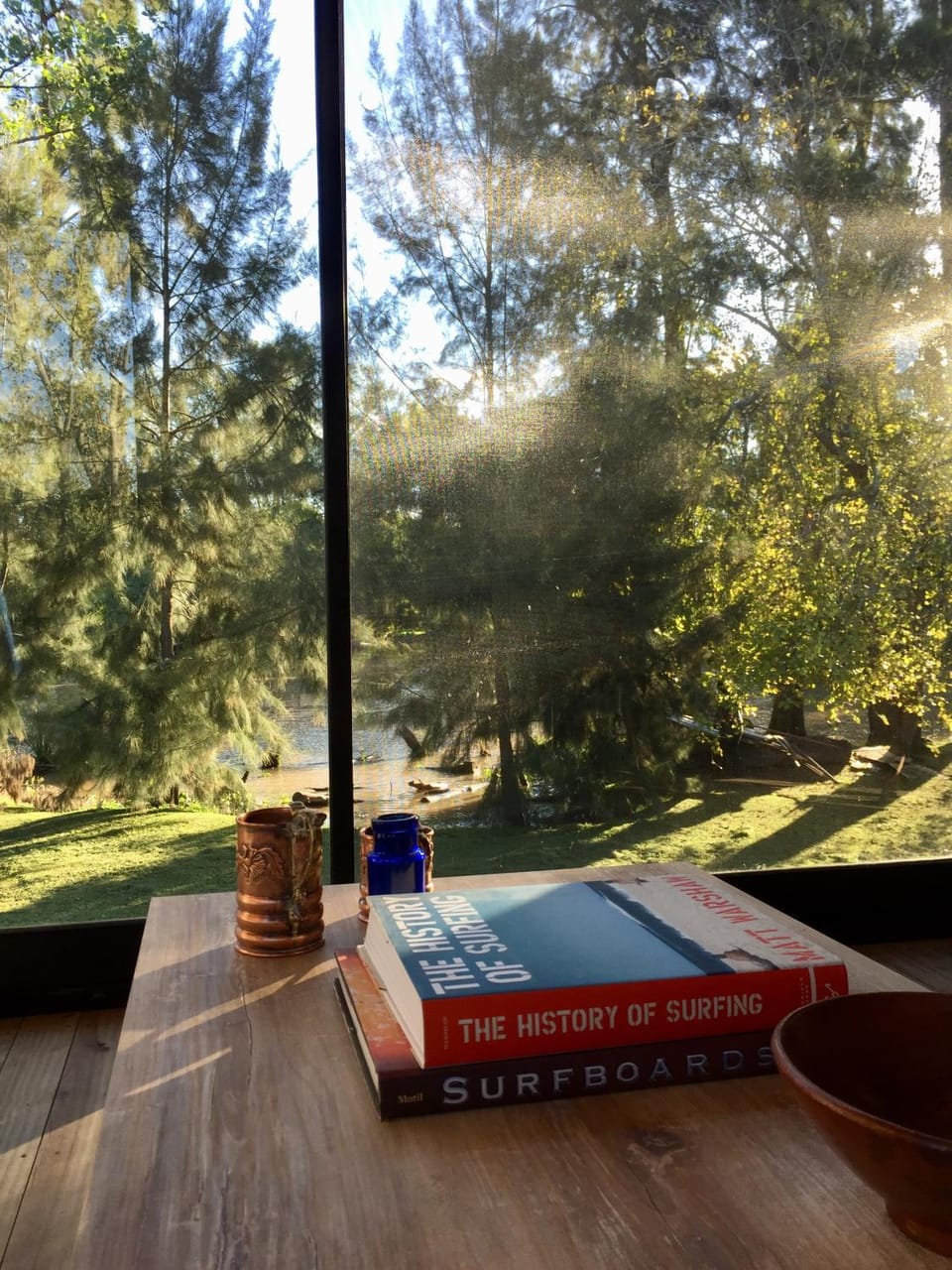 Living room, Garden view, River view