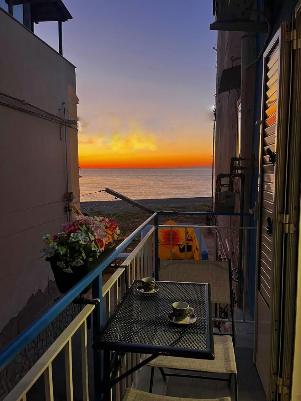 Natural landscape, Balcony/Terrace, Beach, Sea view, Sunrise