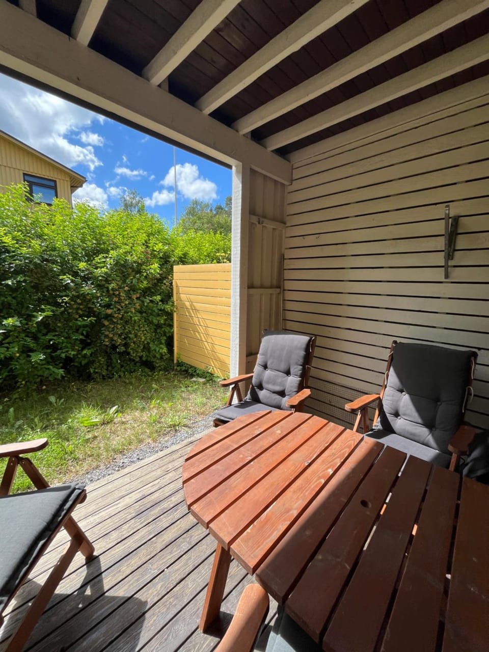 Patio, Seating area, Garden view