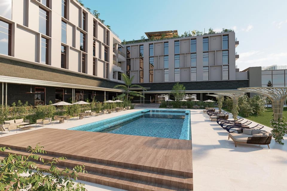 Property building, Patio, Swimming pool, Swimming pool
