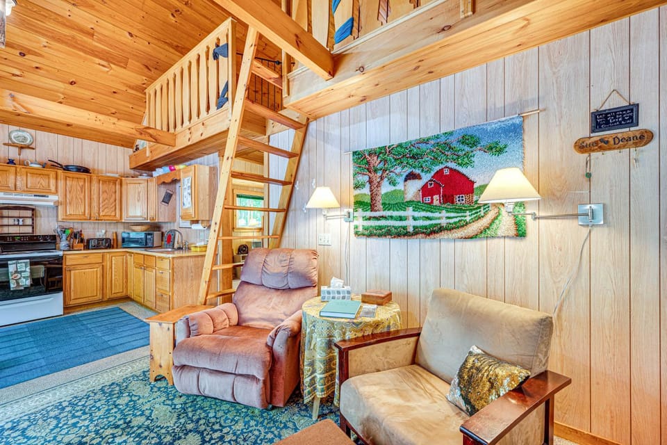 Denmark Waterfront Cabin w/ Dock & Charcoal Grill! Cabin in Bridgton