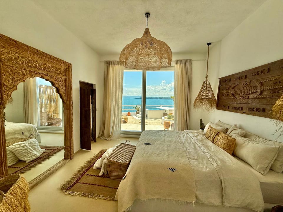Bedroom, Sea view