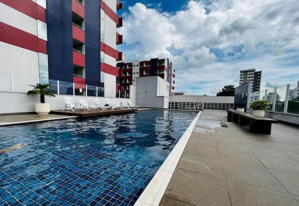 Apto Piscina Academia Ar Cond CID108C Apartment in Maringá