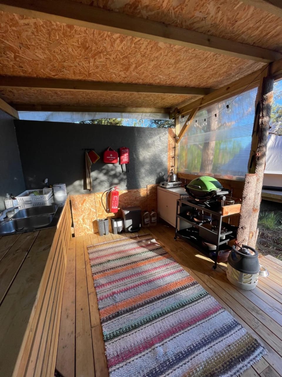 Härligt privat Glamping med bastutält Luxury tent in Finland