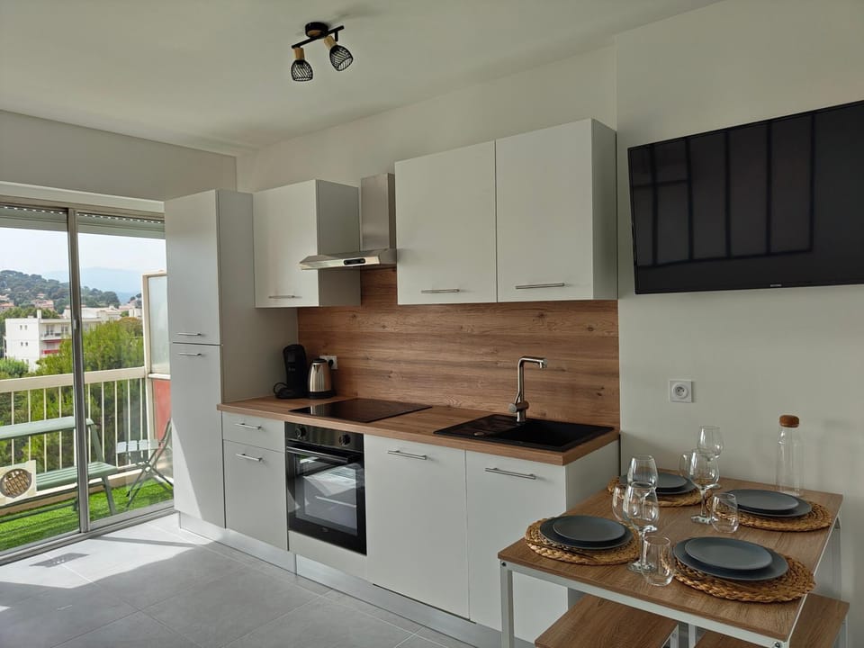 Splendide T2, 200m de la mer, climatisé, parking Apartment in Cagnes-sur-Mer
