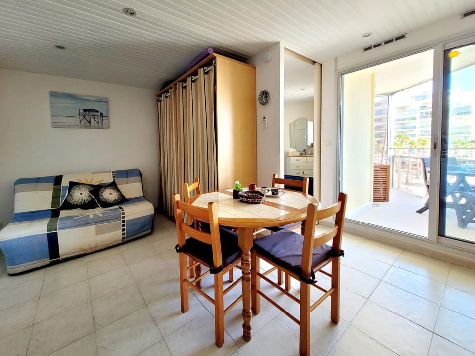 Canet-en-Roussillon T2, 4 pers, Clim, face mer - FR-1-794-106 Apartment in Canet-en-Roussillon
