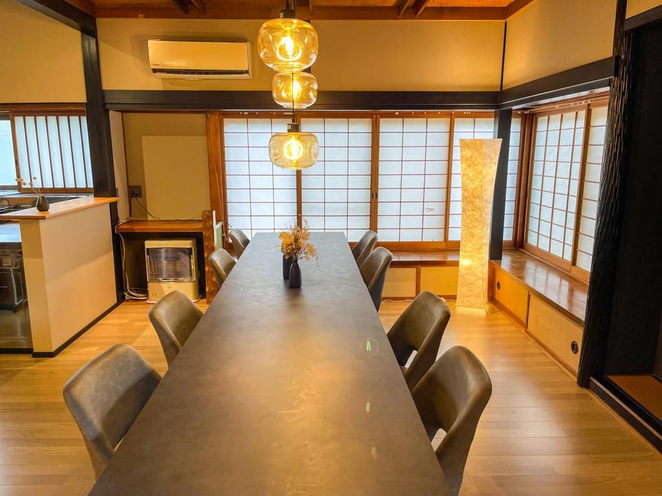Dining area, air conditioner