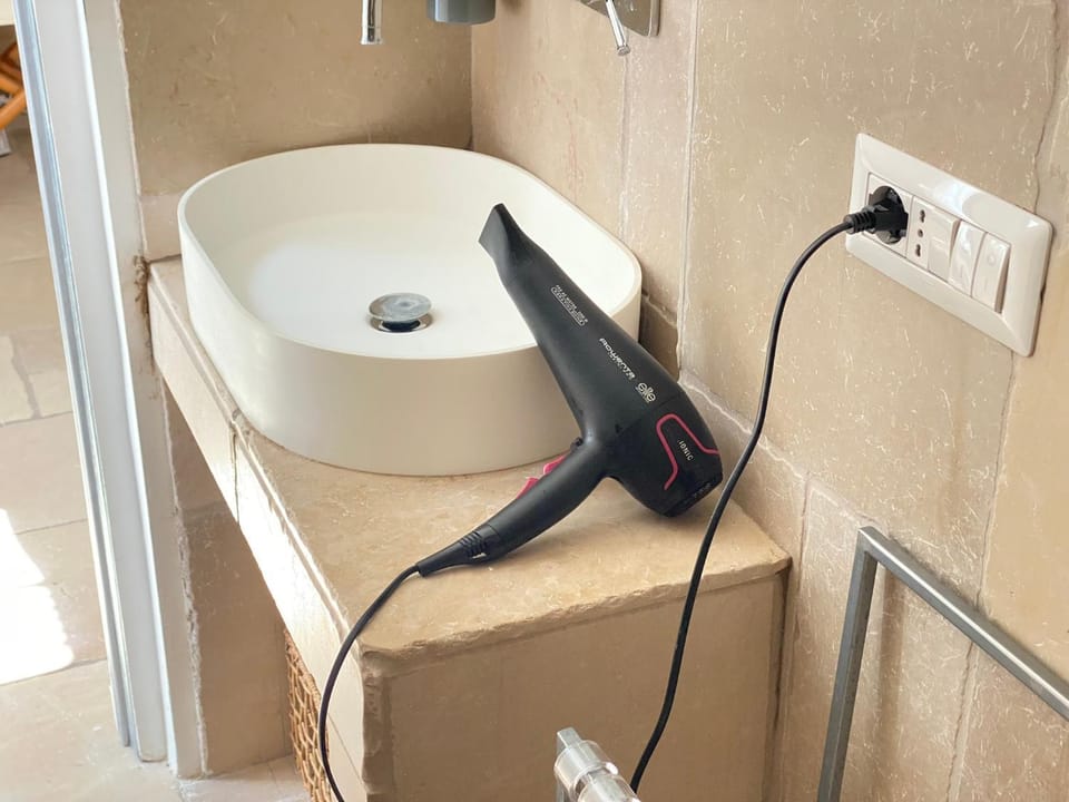 Bathroom, hair dryier