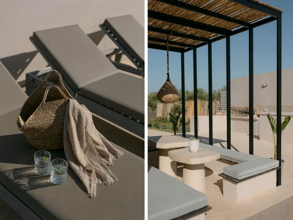 Patio, Day, Natural landscape, View (from property/room), Balcony/Terrace, Seating area, sunbed, towels