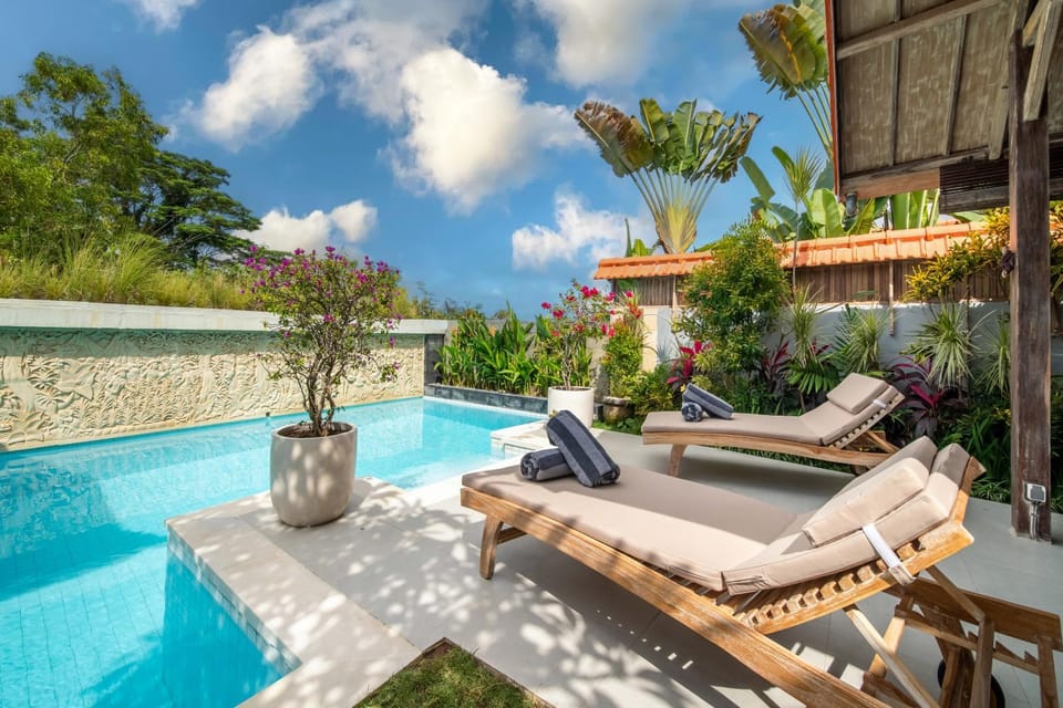 Pool view, Swimming pool, Swimming pool, sunbed