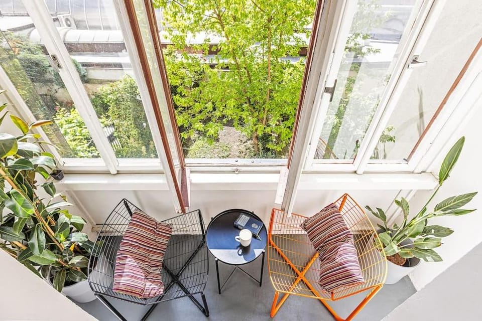 Balcony/Terrace, Seating area, Garden view
