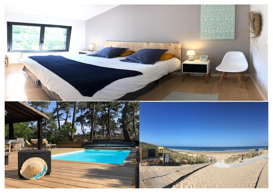 Bed, Photo of the whole room, Beach, Swimming pool
