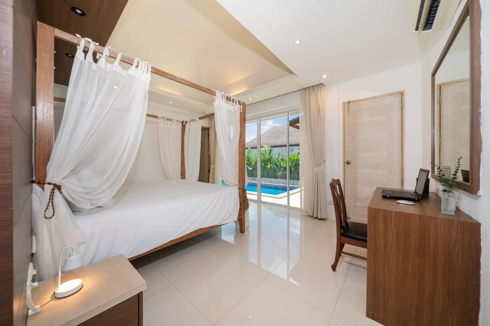 Bangtao Beach Villa with a Long pool 12 meters Free airport Pick up from 7 days Villa in Choeng Thale
