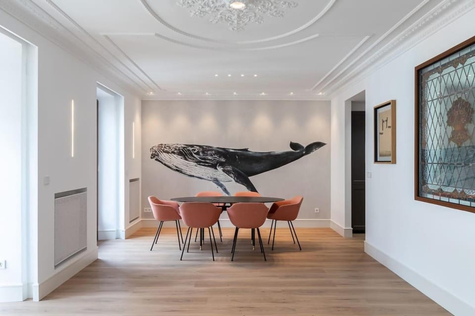 "The Whale" new, ac, design, spacious City Centre Apartment in San Sebastian